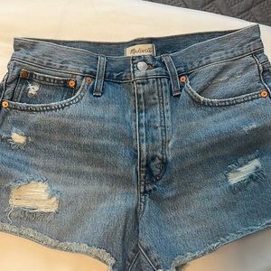 Madewell Relaxed Denim Shorts, SZ 27